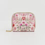 Penelope Pink Floral Heart Small Purse, thumbnail 1 of 7