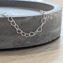 Sterling Silver Heart Chain Bracelet, thumbnail 2 of 5