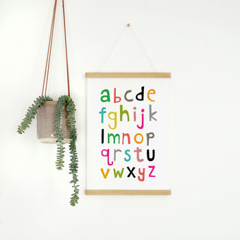 Children's Alphabet Poster Lower Case, 4 of 4