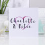 Personalised Watercolour Heart Valentine's Day Card, thumbnail 1 of 3
