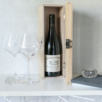 Personalised Wooden Wine Box, 2 of 4