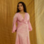 Kirti Tissue Chanderi Knot Dress, thumbnail 2 of 8