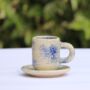 Sparkle Ceramic Espresso Cup And Saucer, thumbnail 1 of 4
