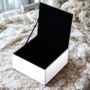 Square Glass Trinket Box With Bumble Bee Design, thumbnail 2 of 2