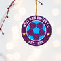 Custom Football Team Christmas Tree Decoration, thumbnail 6 of 6