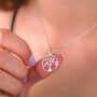 Personalised Silver And Rose Gold Tree Of Life Necklace, thumbnail 1 of 8