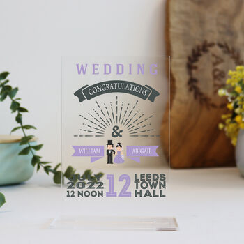 Personalised Printed Wedding Alternative Card, 3 of 4