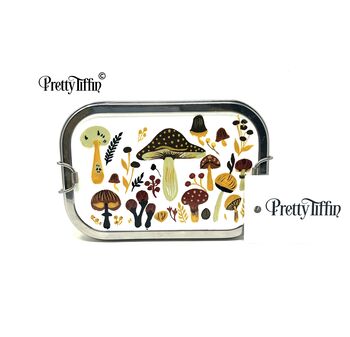 Traditional Bento Box With Mushroom Art, 2 of 8