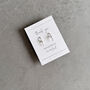 Thank You Bridesmaid Sterling Silver Bar Knot Earrings, thumbnail 8 of 9