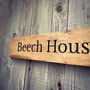 Hanging House Plaque Handmade From Devon Oak, thumbnail 11 of 12