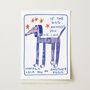 If The Dog Annoys You Pet Lover Art Print, thumbnail 2 of 2