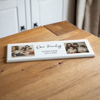 Personalised Family Photo Plaque With Two Images, 5 of 5