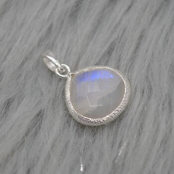 Moonstone 925 Silver Pendant: June Birthstone, 3 of 8