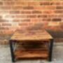 Industrial Reclaimed Coffee Table Tv Unit 295, thumbnail 3 of 5