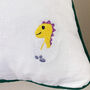 Children's Dinosaur Embroidered Nursery Cushion, thumbnail 8 of 8