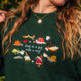 Snug As A Bug Embroidered Sweatshirt, thumbnail 5 of 7