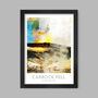 Carrock Fell Abstract Poster Print, thumbnail 1 of 2