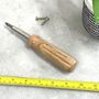 Personalised Wooden Handled Screw Driver, thumbnail 1 of 5