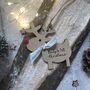 Personalised Baby's 1st Christmas 2023 Wooden Reindeer, thumbnail 7 of 12