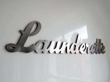 'Launderette' Metal Sign, 4 of 5