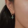 Aurora Rhombus Ocean Agate Earrings, thumbnail 6 of 8