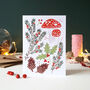 Pack Of Six Botanical Christmas Cards, thumbnail 1 of 4