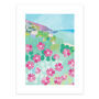 Red Campions Lamorna Print By Gill Wild, thumbnail 3 of 8