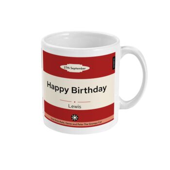 Personalised Book Cover Mug Gift For Her Or Him, 9 of 12