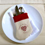 Personalised Mini Christmas Stocking Hanging Decoration, thumbnail 11 of 12