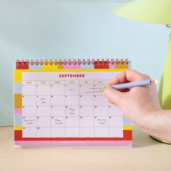 2025 Desk Calendar | Checks And Stripes, 2 of 6