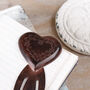 Personalised Iron Heart Page Clip Bookmark, thumbnail 4 of 7