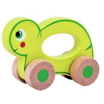 Wooden Push Along Turtle Toy, 4 of 5
