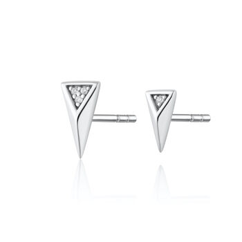 Rebel Mismatched Stud Earrings, Sterling Silver Or Gold Plated, 4 of 6