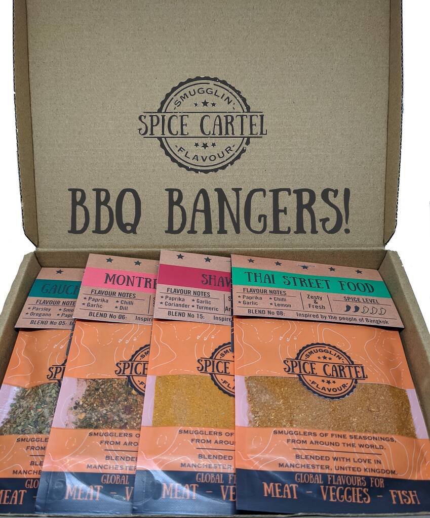 Spice Cartel's ' BBQ Bangers' Spice Rub Gift Box, 1 of 8