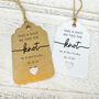 Personalised Take A Shot Wedding Favour Tag, thumbnail 2 of 5