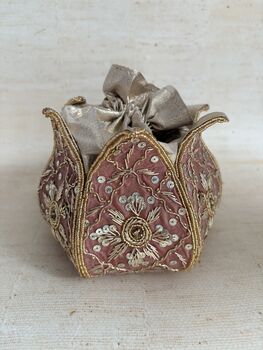 Pink Handcrafted Potli Bag, 2 of 7