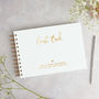 Wedding Guest Book Personalised Foil, thumbnail 1 of 5