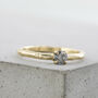 'Esme' Salt And Pepper Diamond Engagement Ring, thumbnail 1 of 9