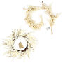 Luxury Pre Lit Pampas Wreath And Garland Collection, thumbnail 2 of 9