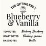 Blueberry And Vanilla Soy Wax Candle, thumbnail 2 of 3