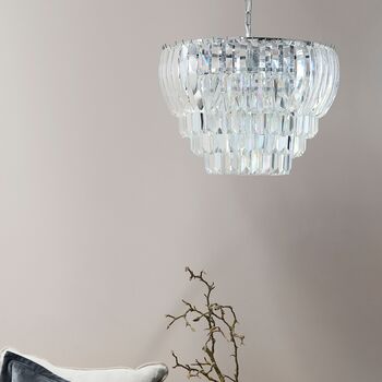Lucia Cut Glass Chandelier, 2 of 2