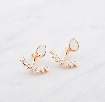 Petal Pusher Ear Jacket Clear