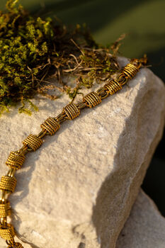 Woven Chunky Chain Necklace, 3 of 4