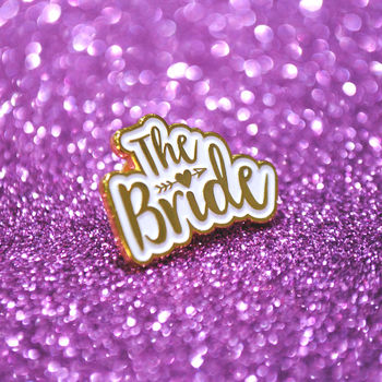 Bride Tribe Hen Party Enamel Lapel Pin Badge, 3 of 12