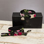Chelsea Pink Floral Dog Collar And Lead Set, thumbnail 1 of 5