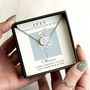 Personalised July Birth Flower Necklace Gift, thumbnail 1 of 2
