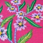 Bright Pink Floral Embroidery Kit, thumbnail 3 of 5