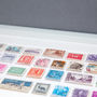 Framed Assorted Postage Stamp Wall Art, thumbnail 2 of 4