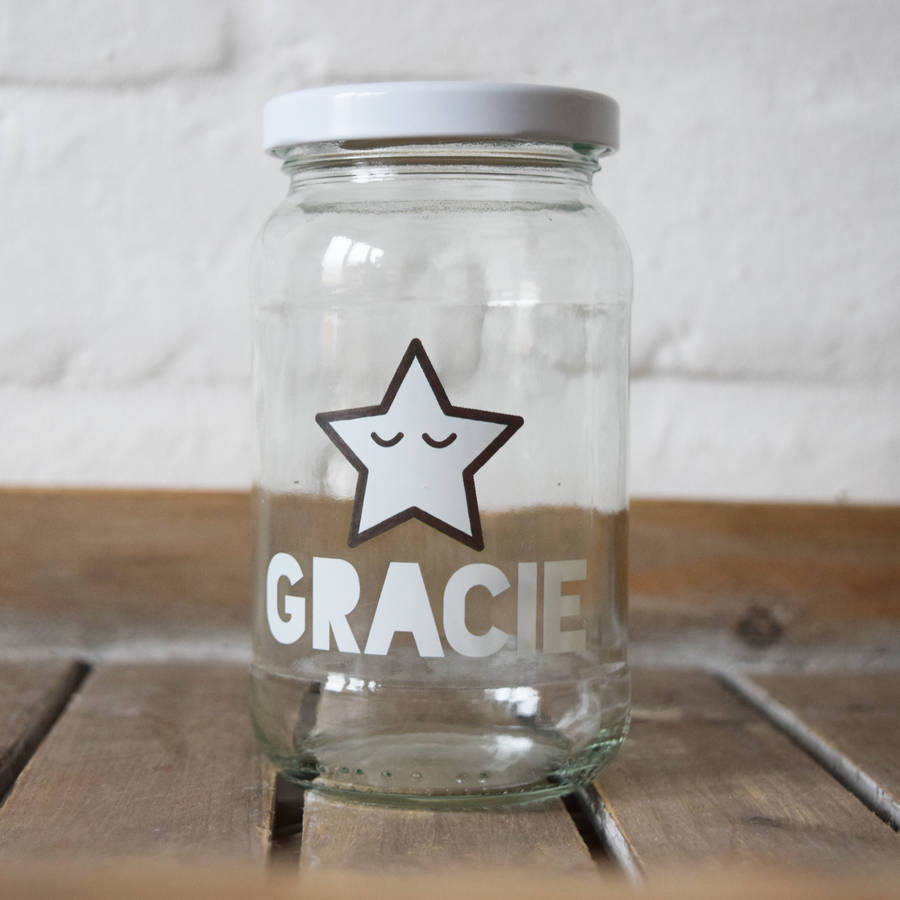 Personalised Monochrome Retro Storage Treat Jar By Jodie Gaul 