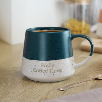 Personalised Blue Speckled Ceramic Mug, 2 of 5